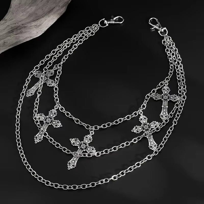 Women'S Jeans Accessories Chain - Catena per Pantaloni in Metallo Stile