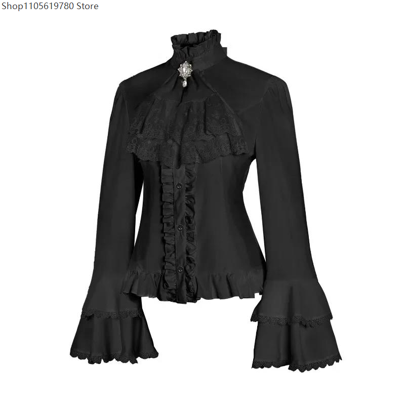 Women'S Accessories Louis Vuitton - Camicia Lolita in pizzo con volant,