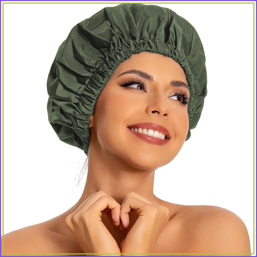 Women Accessories Images - Cuffia da doccia impermeabile riutilizzabile per