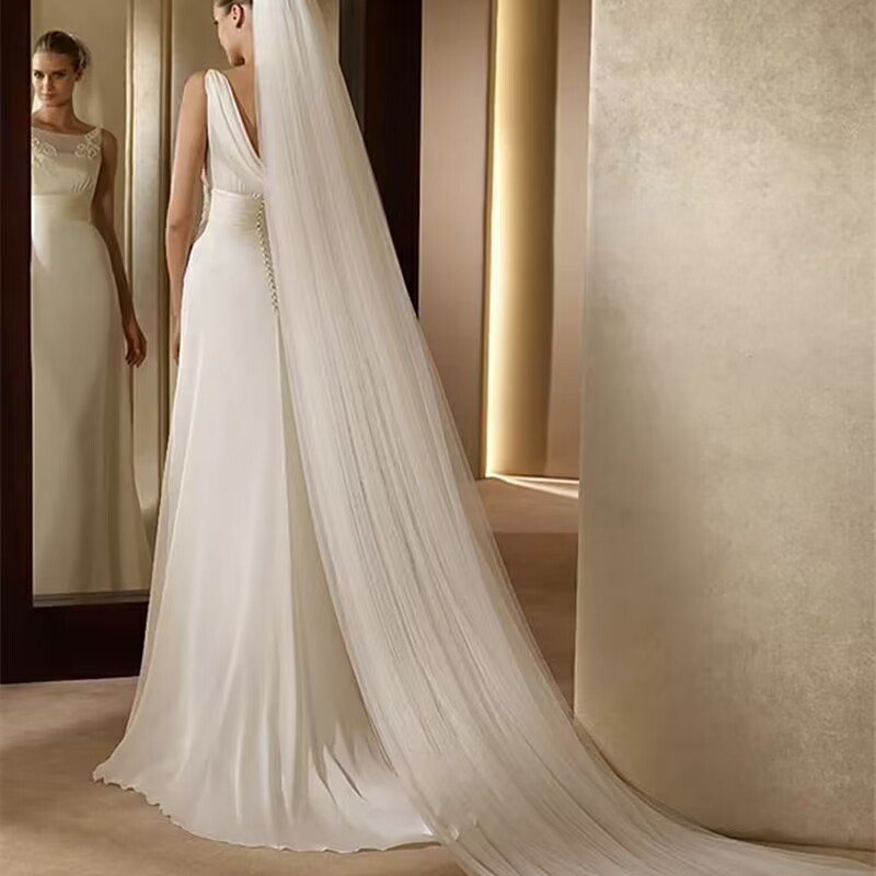 Women Accessories Images - Immagine reale Velo da sposa bianco