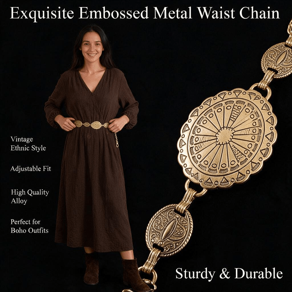 Women'S Jeans Accessories Chain - Cintura da donna in metallo con