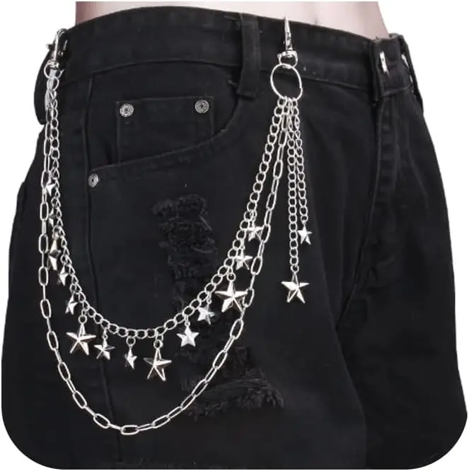 Women'S Jeans Accessories Chain - Catena per pantaloni in stile punk,