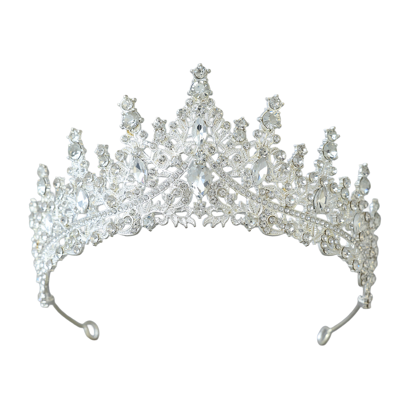 Women Accessories For Wedding - Corona Nuziale Scintillante con Strass per