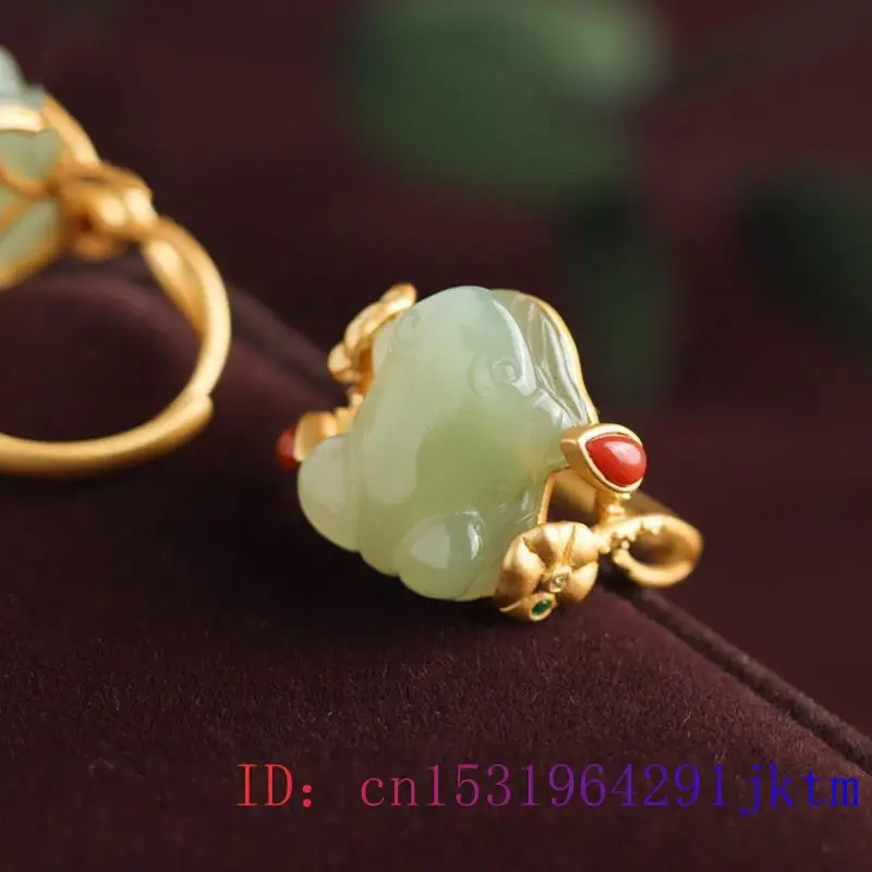 Anelli di rana di giada verde  - Women Accessories Trending recensione e prezzo