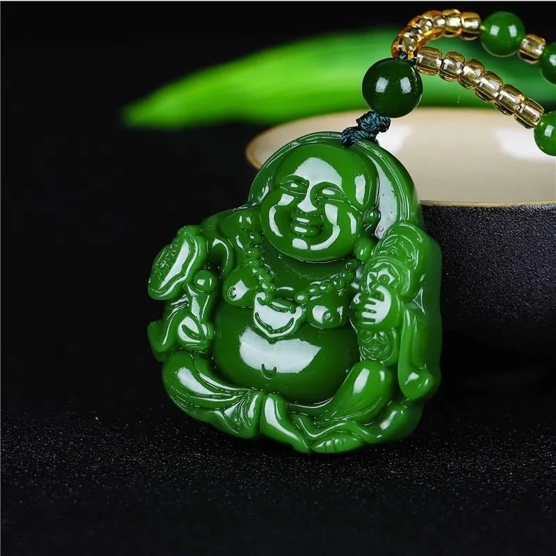 Cinese Verde Giada Buddha Mait - Women Accessories Trending recensione e prezzo