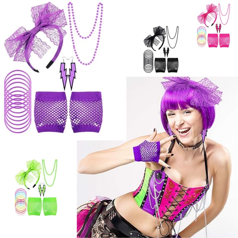 Set di costumi da festa per ad - Women'S Accessories In The 80S recensione e prezzo