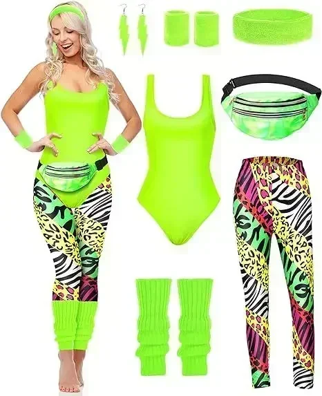 Set di 7 Accessori per Costume - Women'S Accessories In The 80S recensione e prezzo