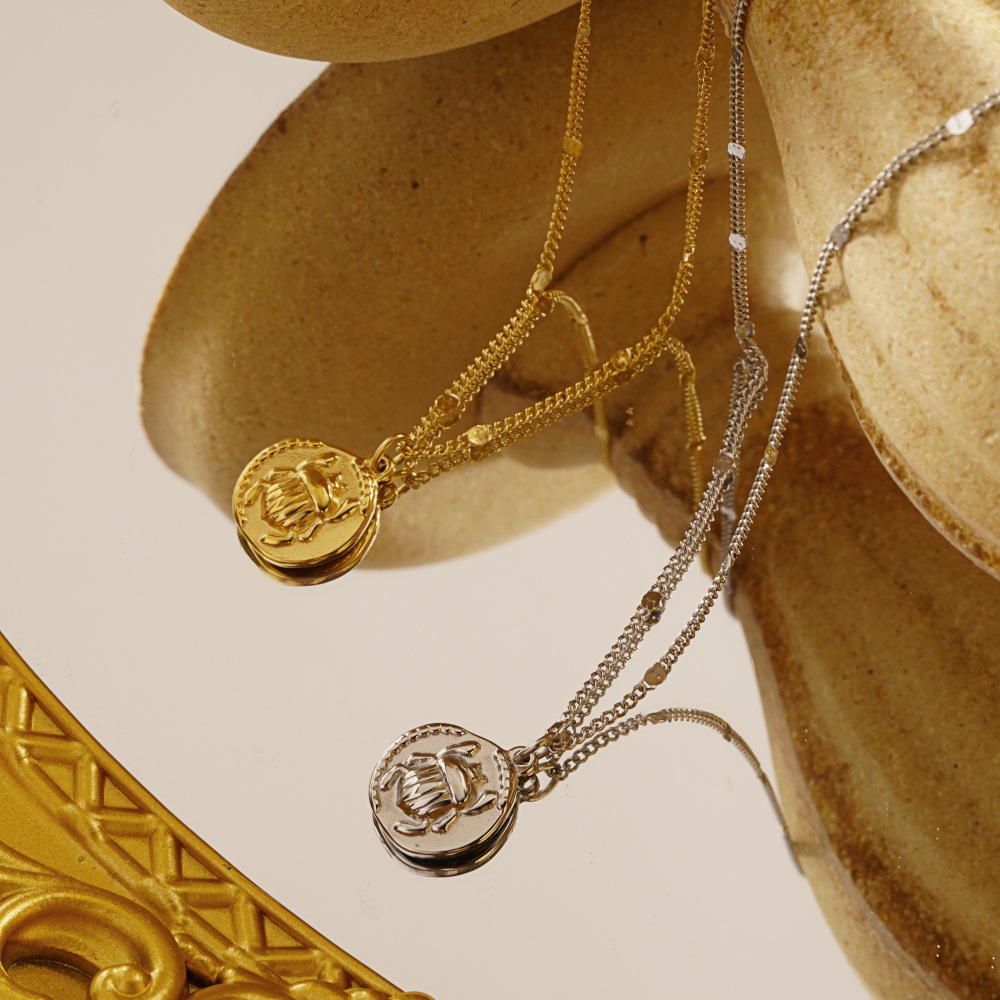 Collana da Donna in Acciaio In - Coin Necklace Delicate recensione e prezzo