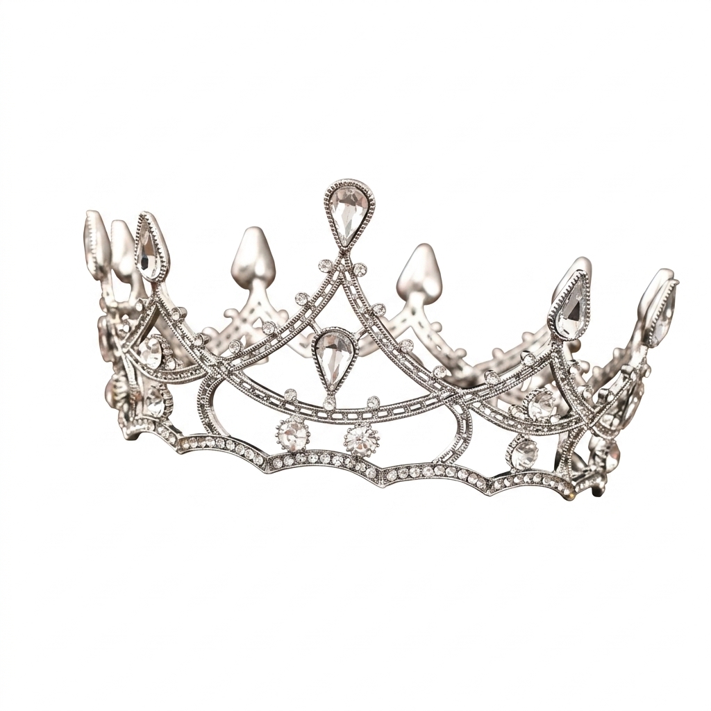 1 pz Corona Barocca in Cristal - Women Accessories For Wedding recensione e prezzo