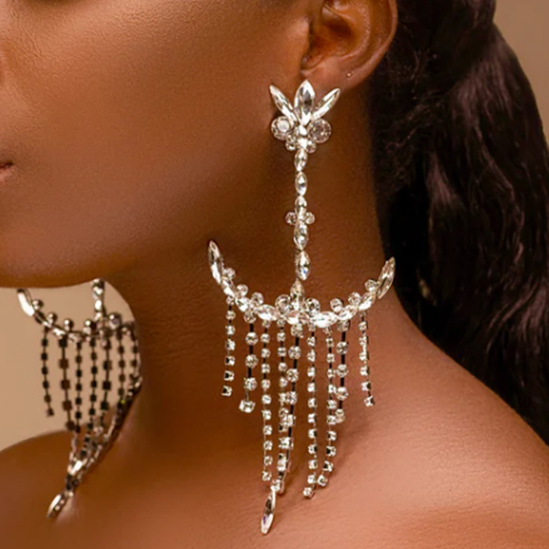 Orecchini esagerati con strass - Women'S Accessories Amazon recensione e prezzo
